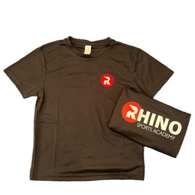 Black T-shirt Red logo - M