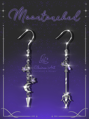 Moontouched Earrings Set - Shadowheart Inspired Jewelry