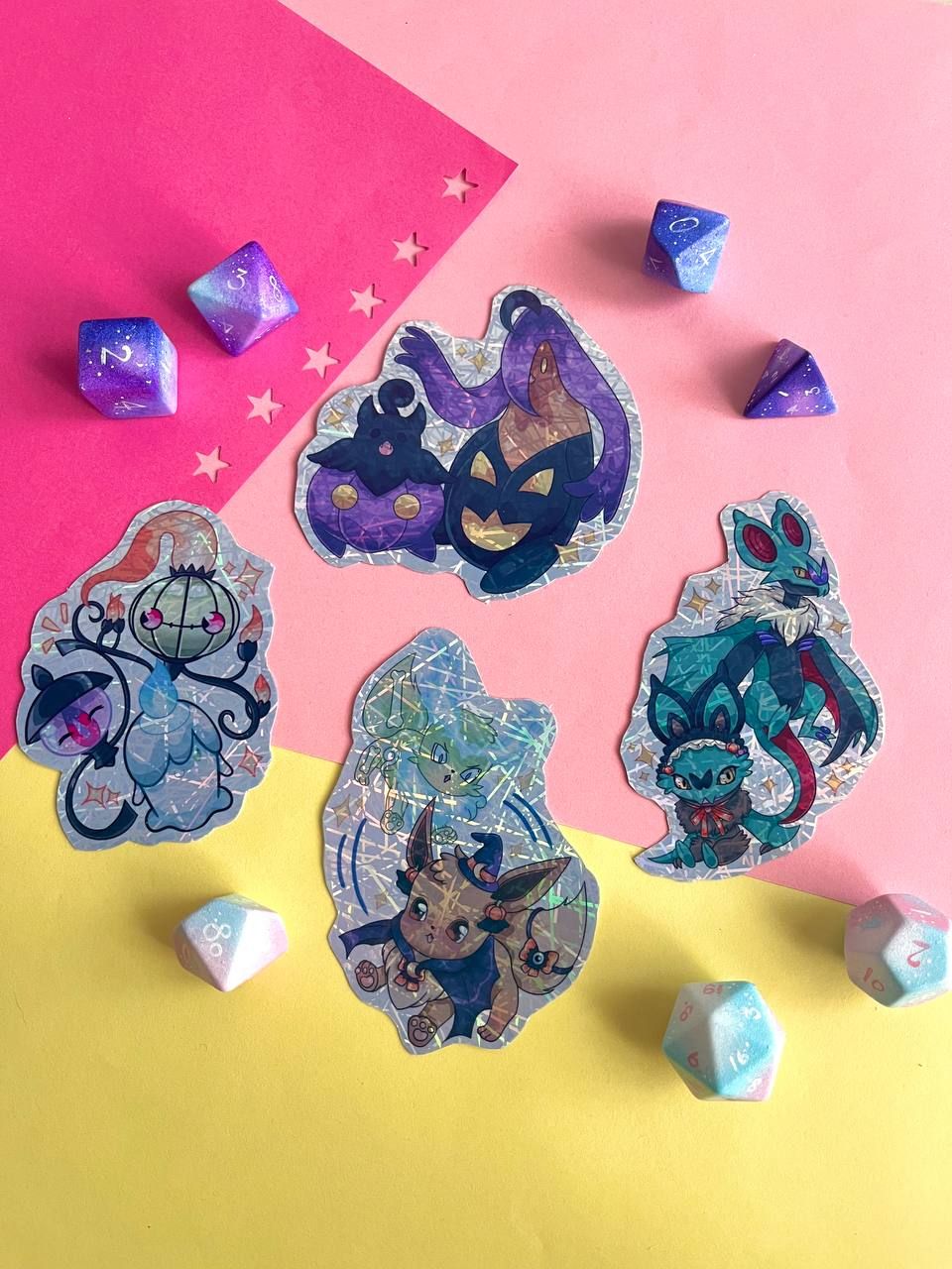 Hallowmon 2025 Stickers and Keychains