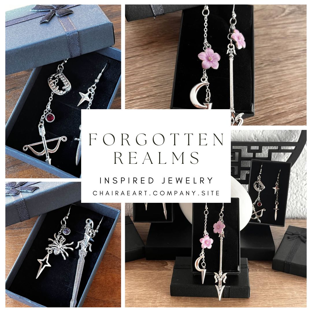 Forgotten Realms Jewelry - Shadowheart, Astarion, Minthara