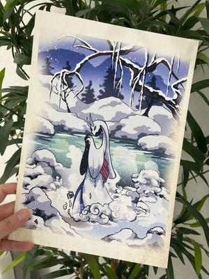 Mega Froslass Print B5