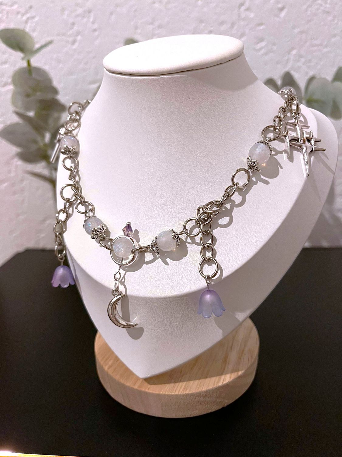 Handmade Selunite Shadowheart Necklace