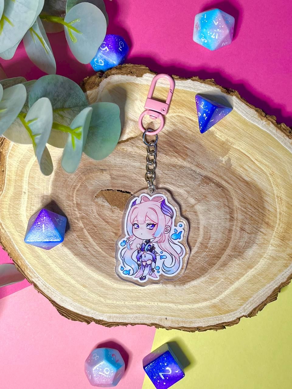 Sangonomiya Kokomi Keychain from Genshin Impact