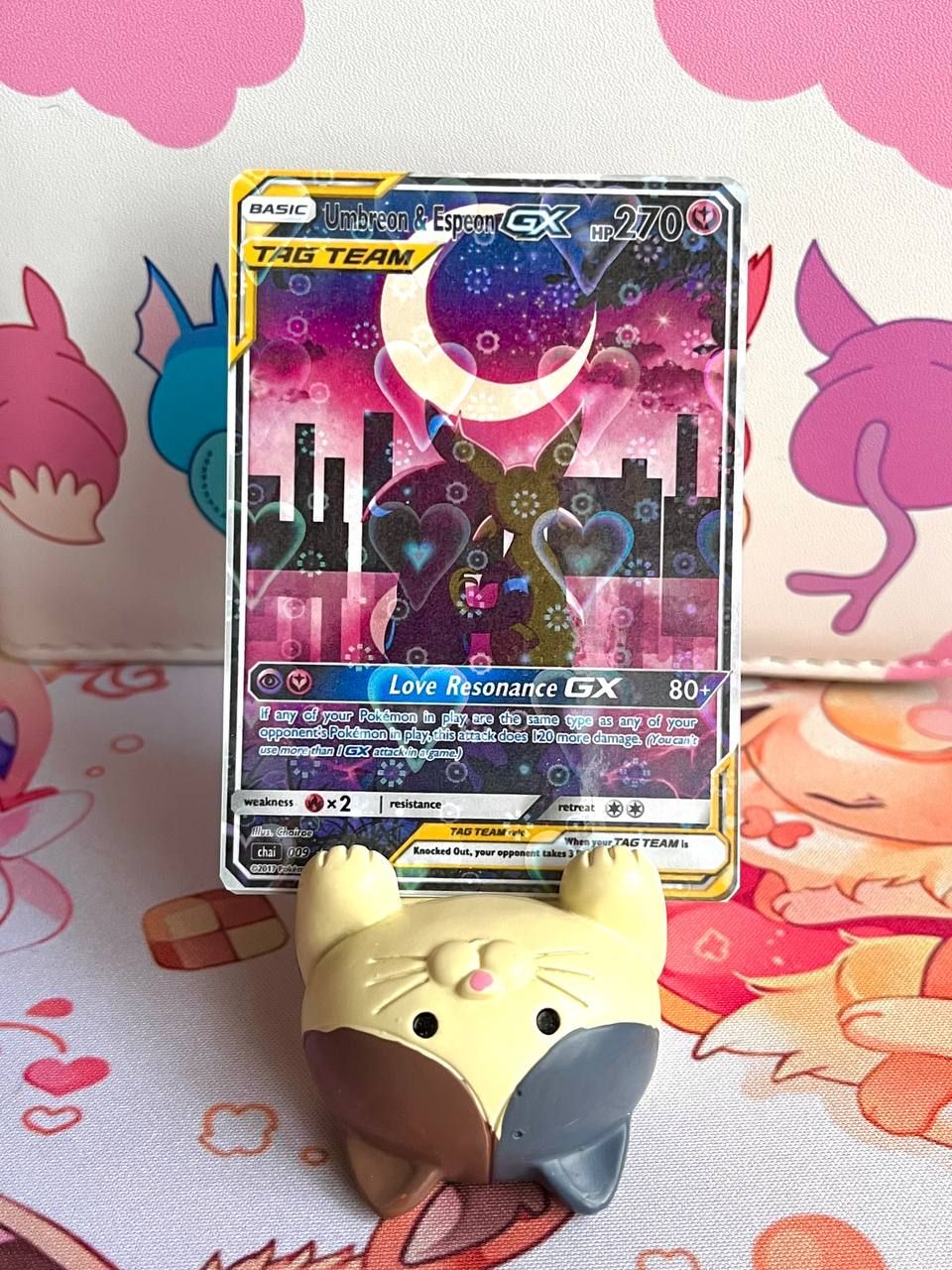 Umbreon &amp; Espeon Handmade Pokemon Card