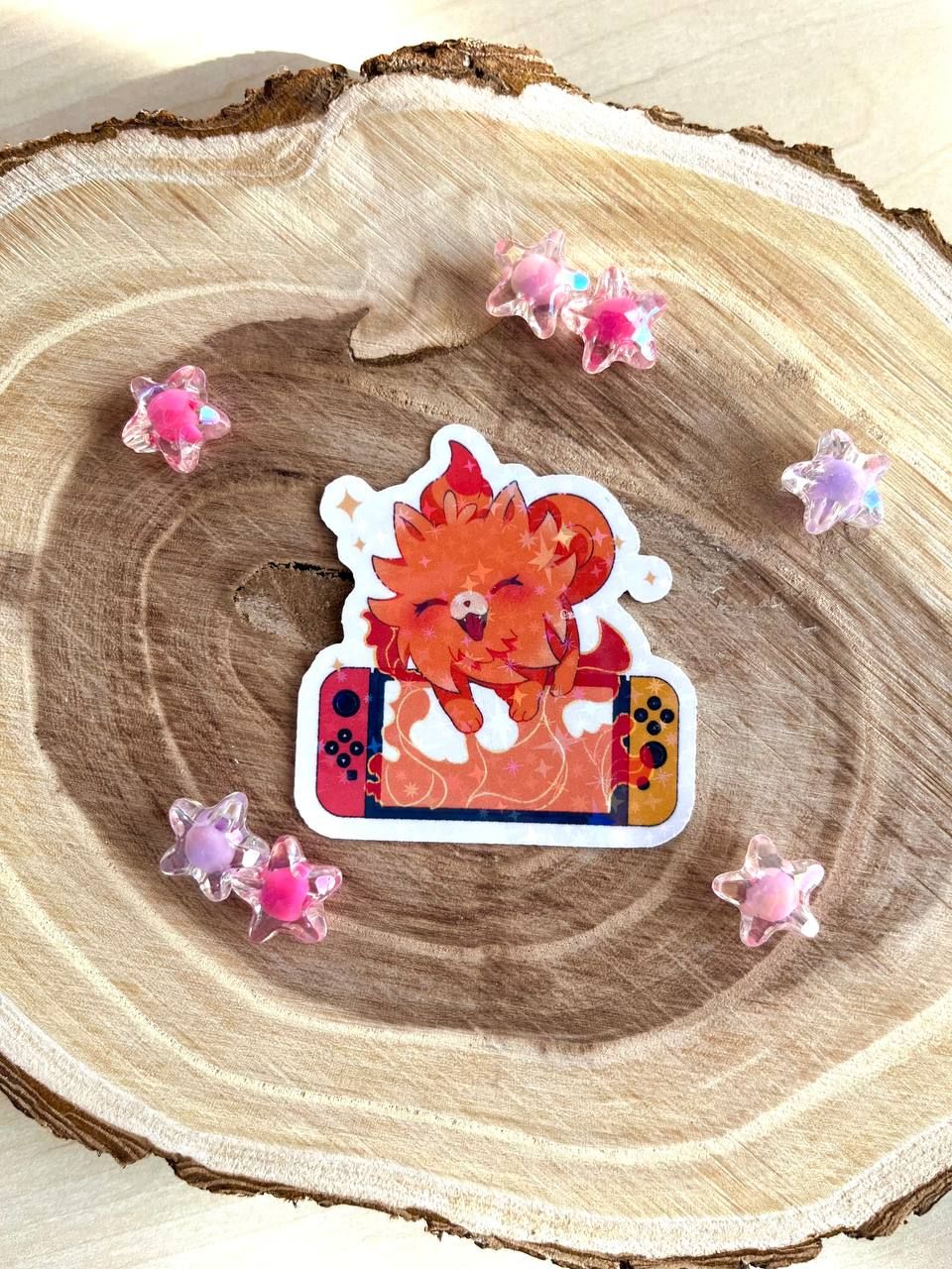 Pokemon Gen 10 Starters Holographic Stickers - Pombon, Browt and Gecqua