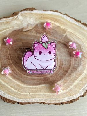 Meowberry Acrylic Paper Clip