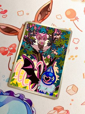 Handpainted Noibat Pokemon Card