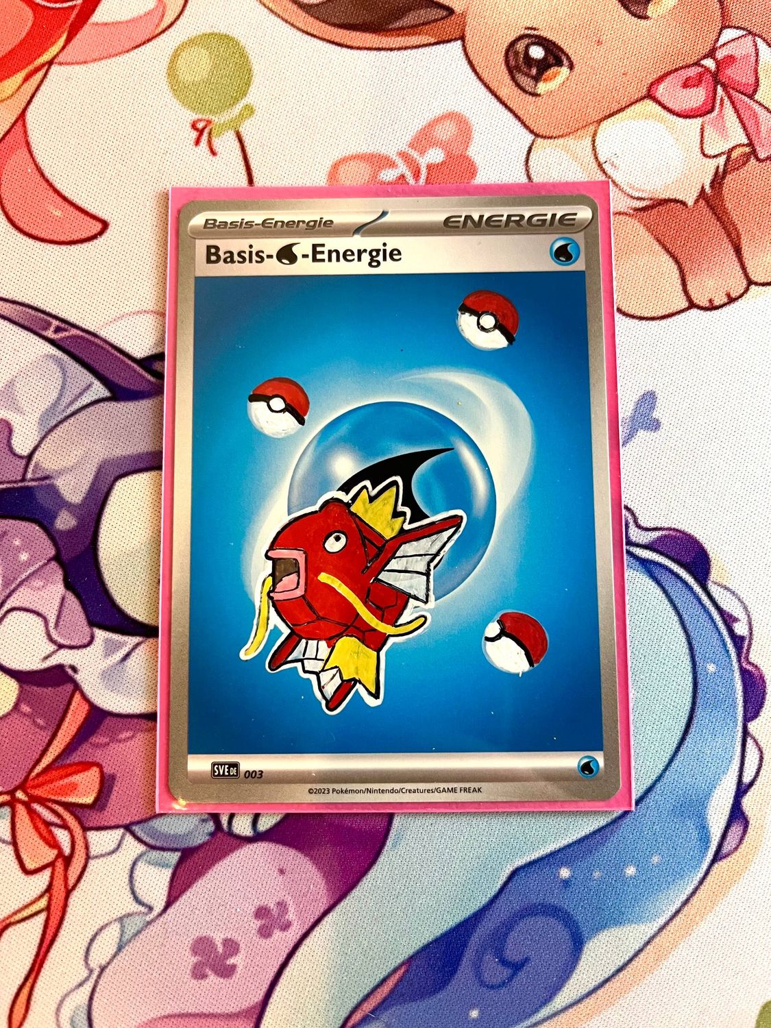 Handpainted Magikarp Pokemon Card