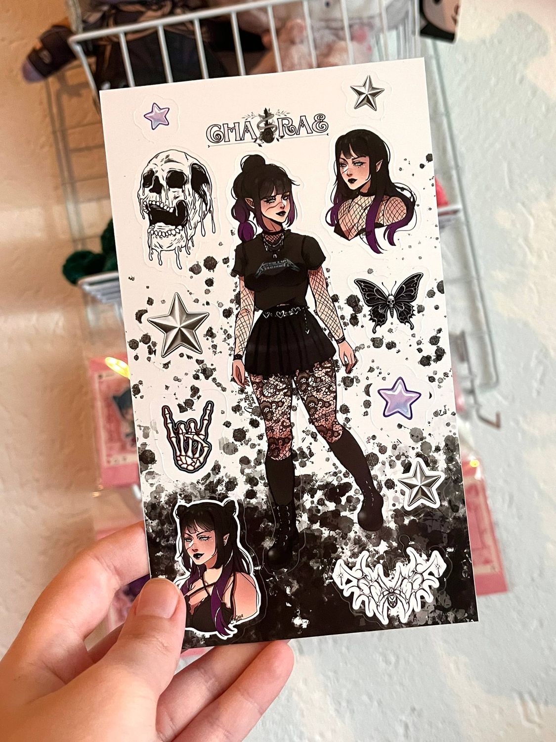 Alt Shadowheart Sticker Sheet