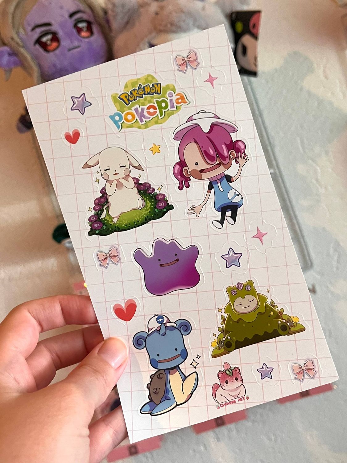 Pokemon Pokopia Sticker Sheet
