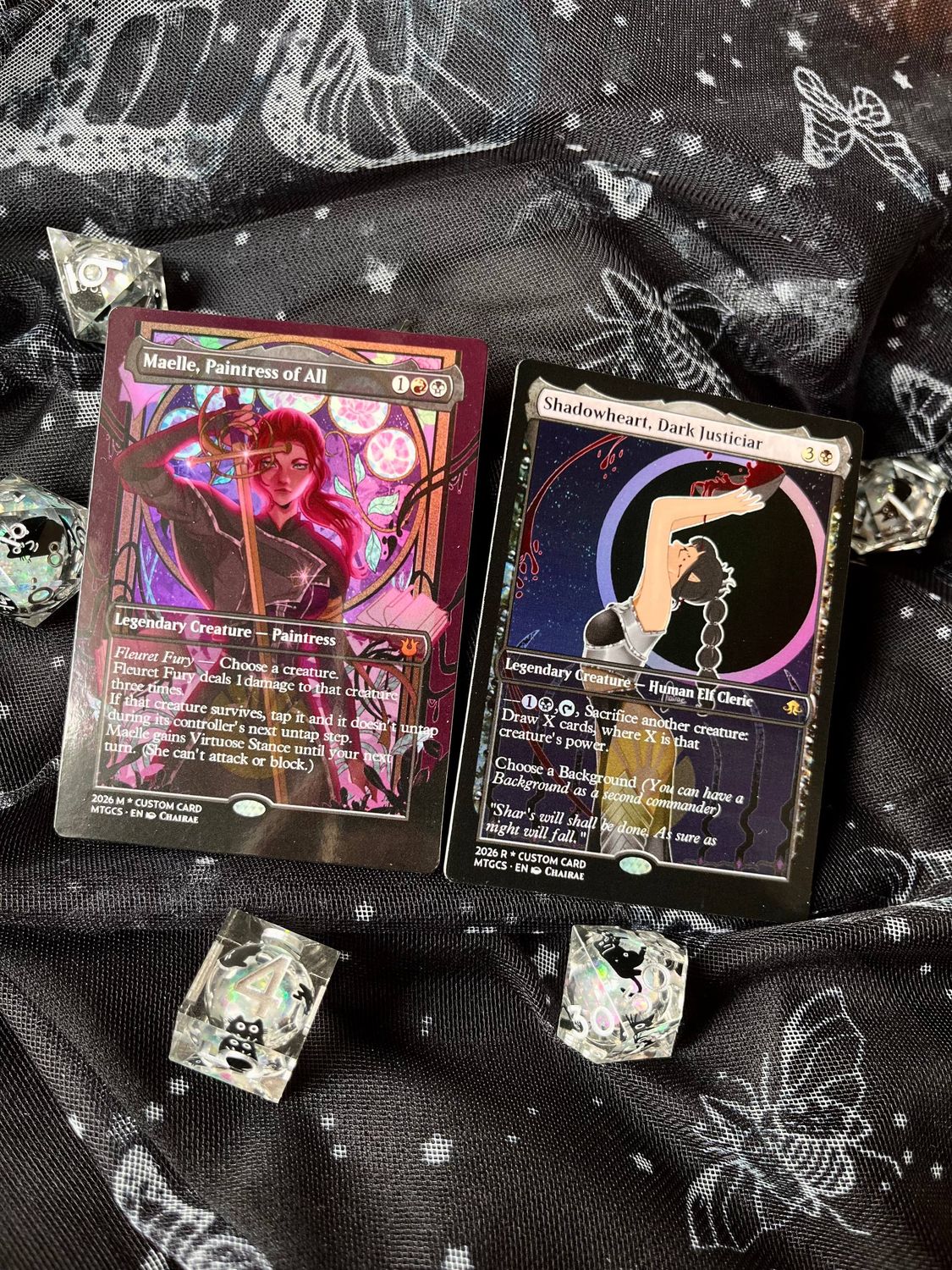 Shadowheart Maelle Holographic Trading Card from Baldur's Gate 3