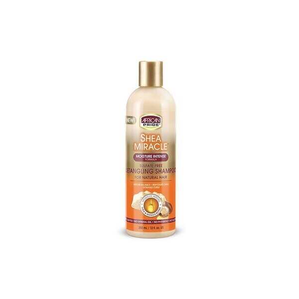African Pride Shea Miracle Sulfate Free Detangling Shampoo 355ml