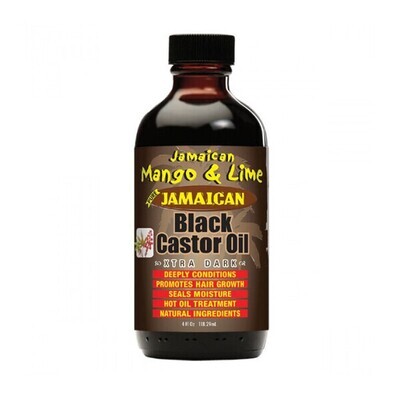 Jamaican Mango & Lime Black Castor Oil Xtra Dark 4oz