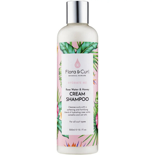 Flora &amp; Curl Cream Champú Rose Water &amp; Honey 300ml