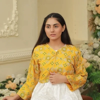 Linen Frock with Jacket