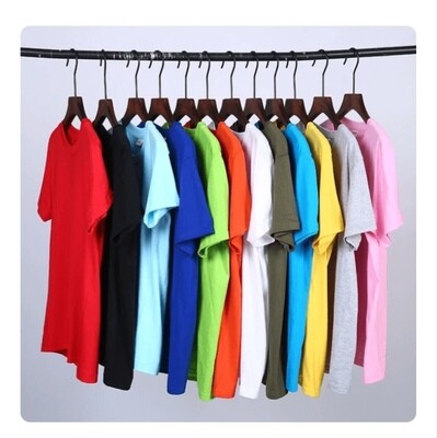 Plain 150 Grams T Shirts Single/Bulk