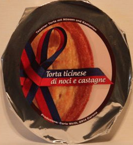 Torta ticinese - Nuss und Kastanie