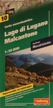 Wanderkarte -Lago di Lugano Malcantone