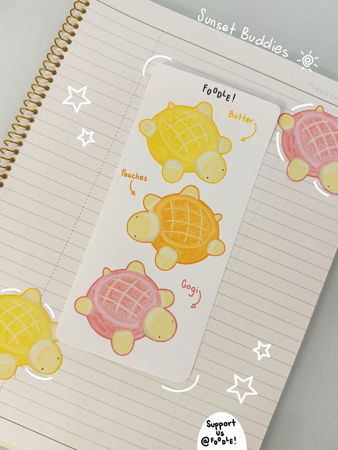 Sunset Buddies Sticker Sheet!