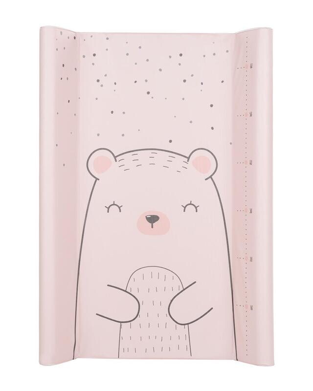 Previjalna podloga Kikkaboo – Pink Bear 80×50 cm