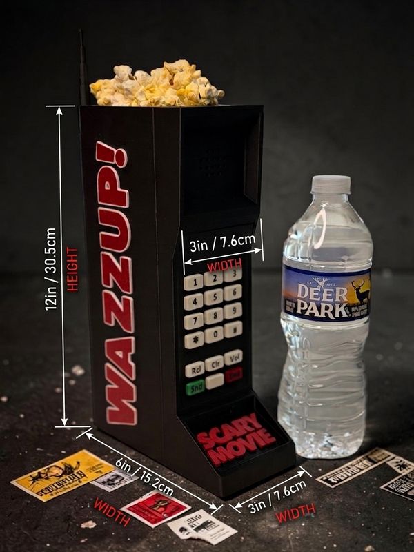 Scary Movie Popcorn Bucket | 90s Phone Popcorn Bucket