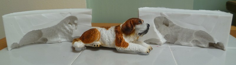 3D ST BERNARD SILICONE MOULD