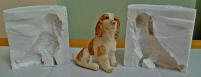 3D SPANIEL SILICONE MOULD