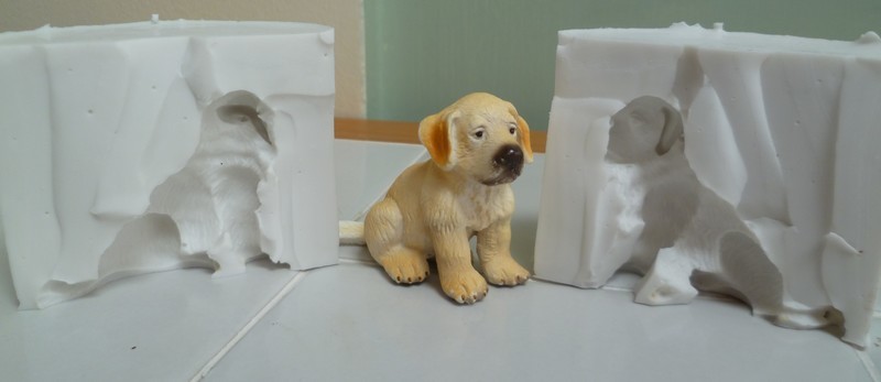 3D SMALL LABRADOR SILICONE MOULD