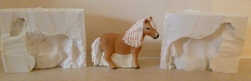 3D SHETLAND PONY SILICONE MOULD