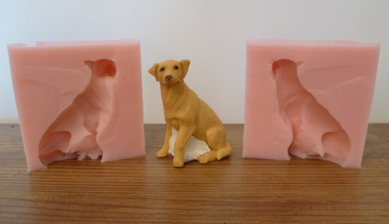 EMLEMS 3D LABRADOR 001 SILICONE MOULD