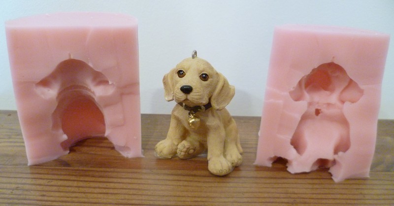 3D BABY LABRADOR 002 SILICONE MOULD