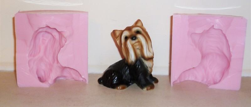 3D YORKSHIRE TERRIER 002 SILICONE MOULD