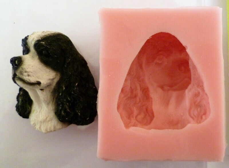 SPANIEL FACE SILICONE MOULD