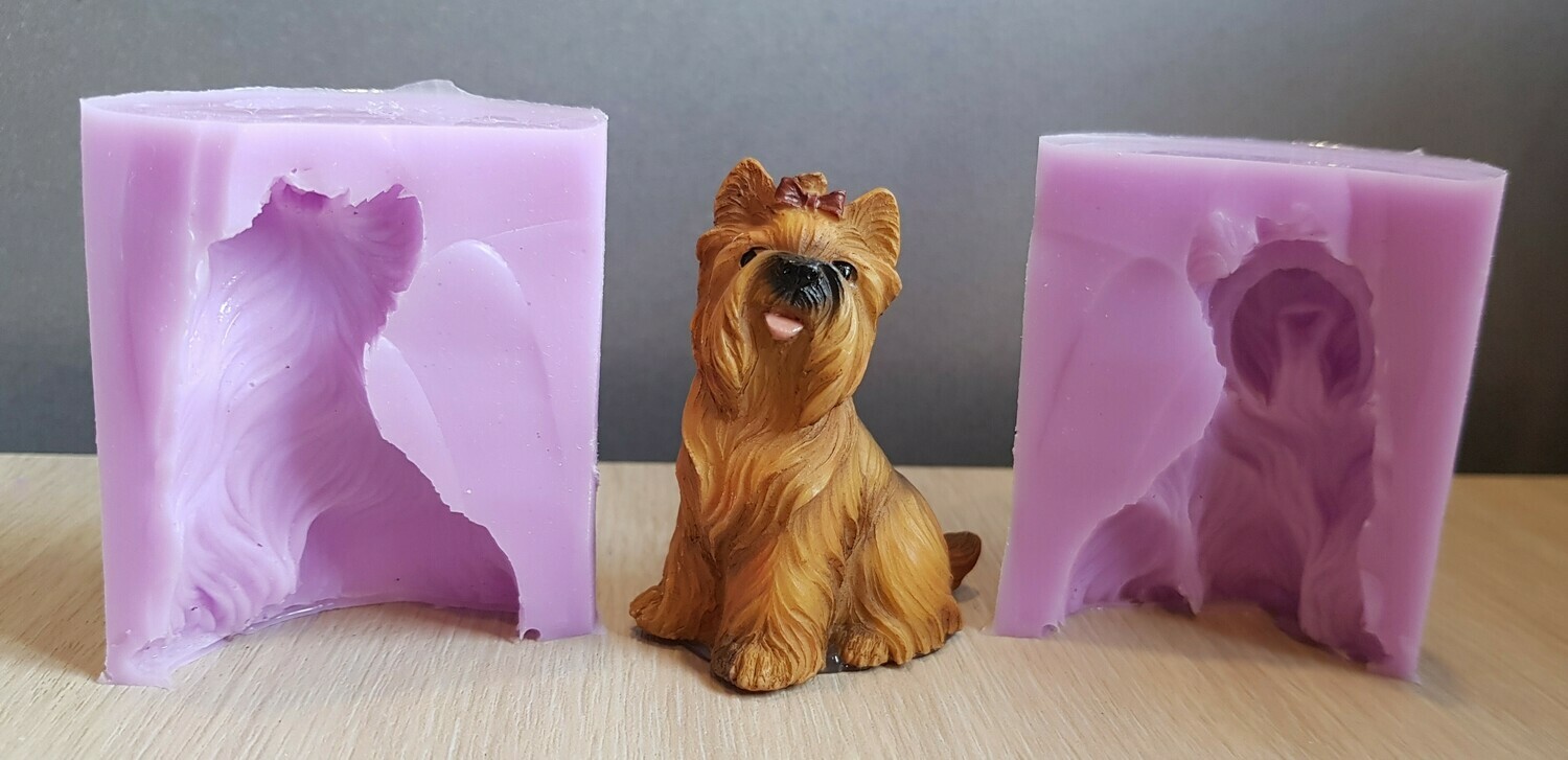 3D YORKSHIRE TERRIER 003 SILICONE MOULD