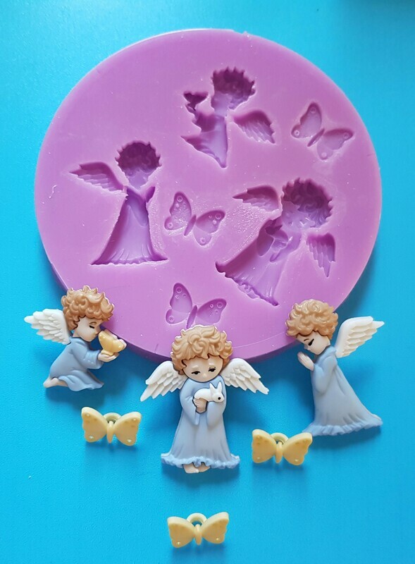 ANGELS CHERUBS SILICONE MOULD