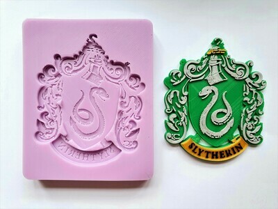 HARRY POTTER INSPIRED SLYTHERIN CREST SILICONE MOULD