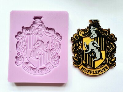 HARRY POTTER INSPIRED HUFFLEPUFF CREST SILICONE MOULD