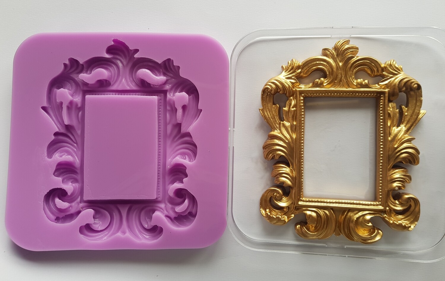 ORNATE Rectangle FRAME SILICONE MOULD