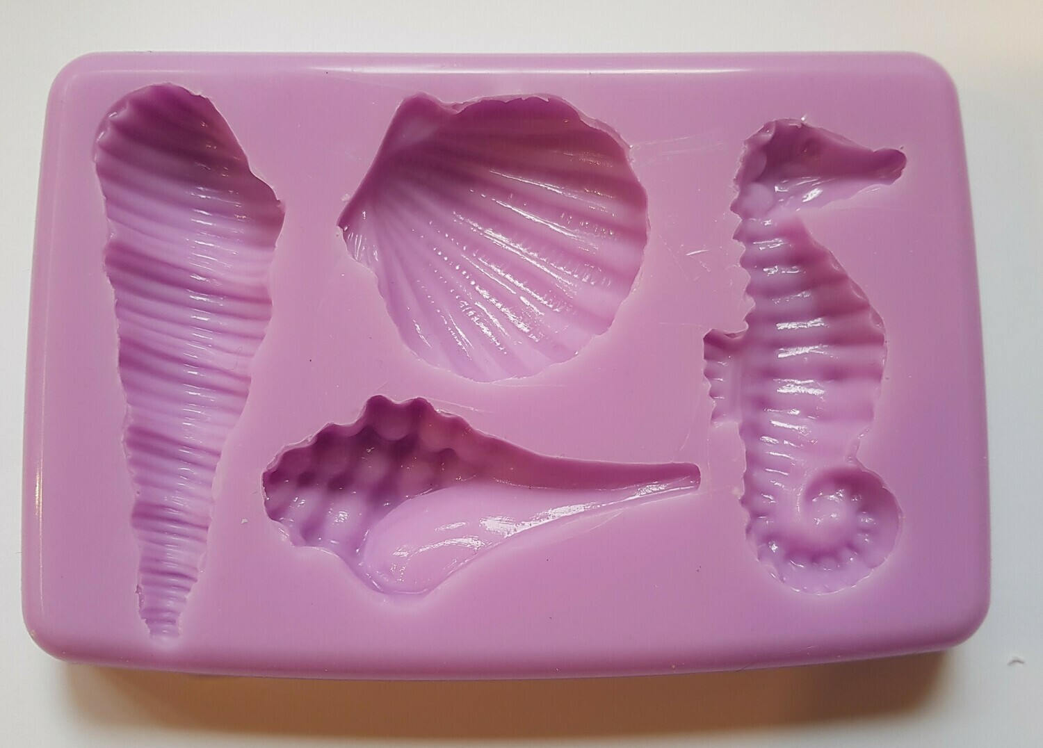 SEA HORSE AND SHELLS SET SILICONE MOULD