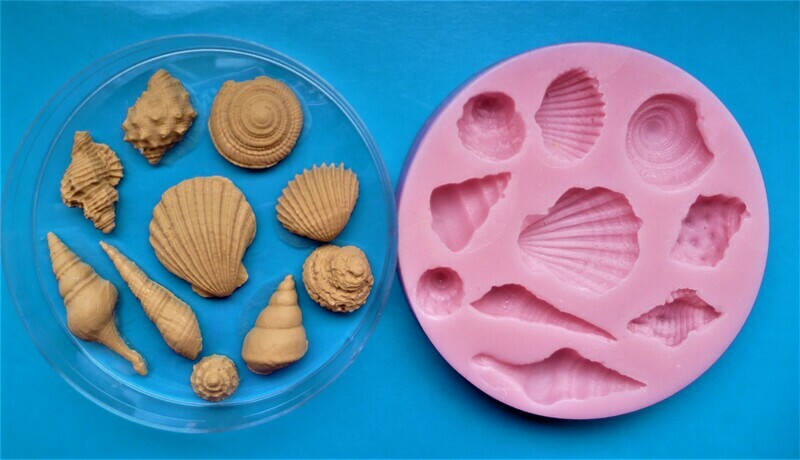 SEASHELL SET 002 SILICONE MOULD