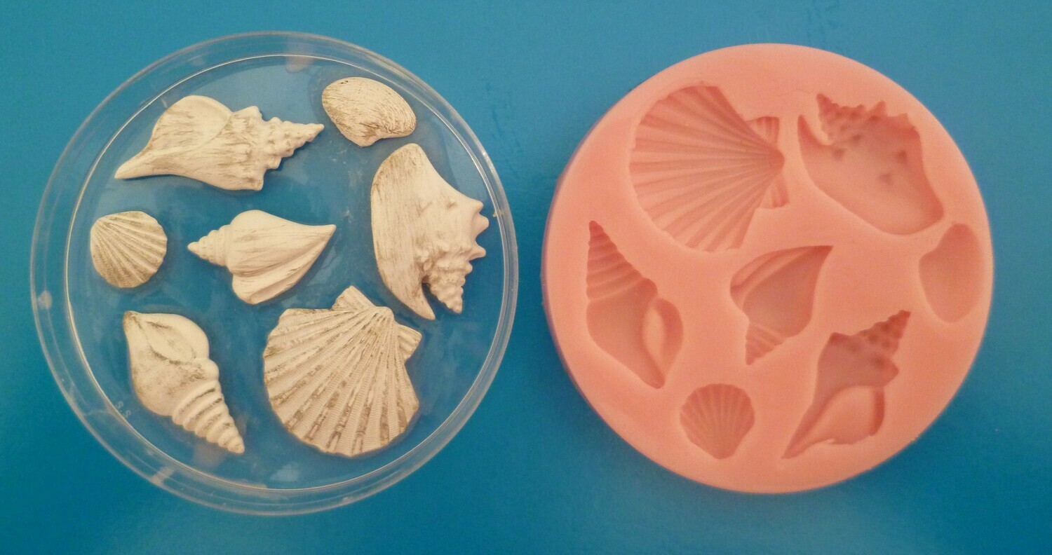 SEASHELL SET SILICONE MOULD