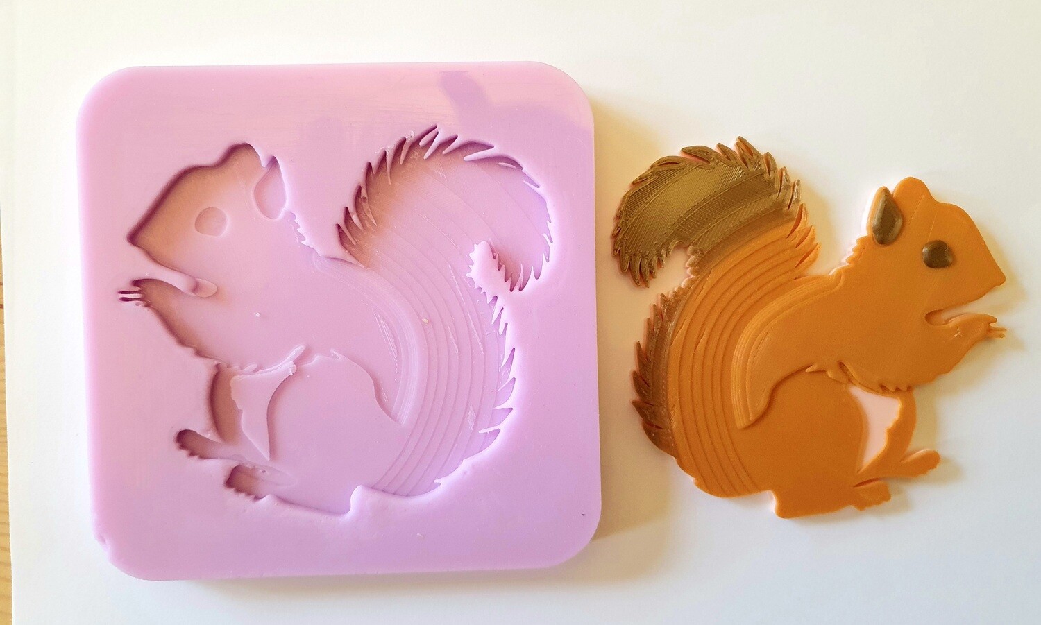 LARGE SQUIRREL SILICONE MOULD