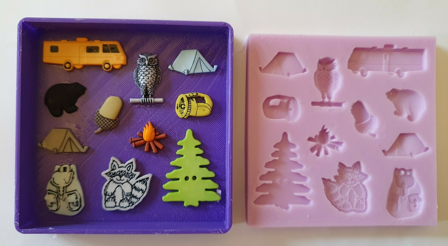 CAMPING SET SILICONE MOULD