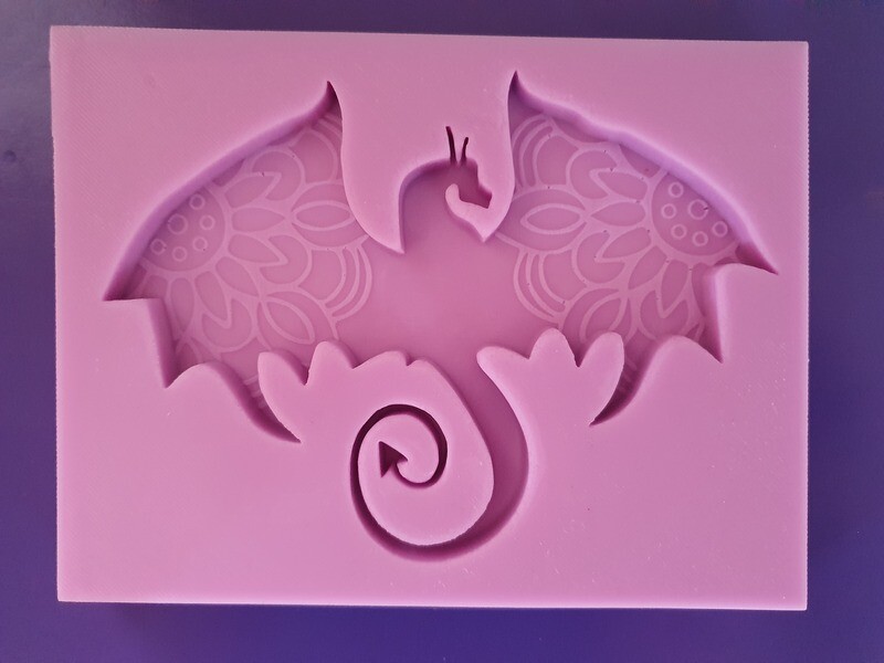 MANDALA DRAGON SILICONE MOULD