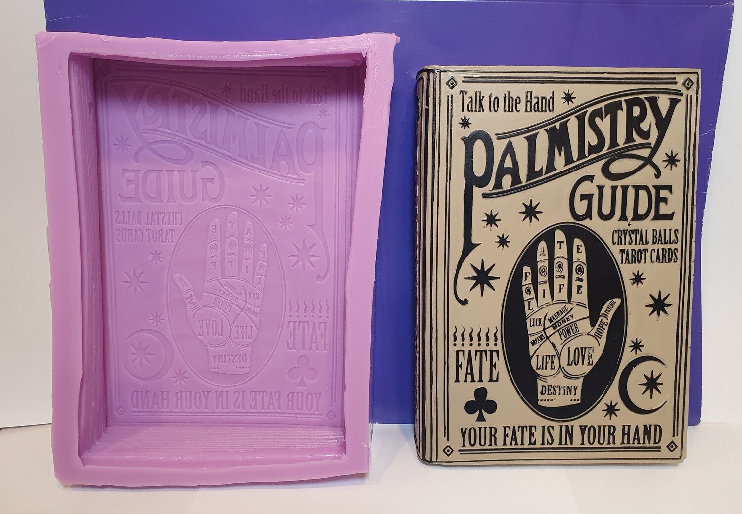 MYSTIC PALM READING BOOK PALMISTRY SILICONE MOULD