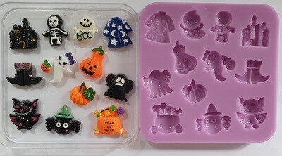 Halloween set 001 Silicone Mould