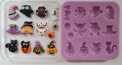 Halloween set 002 Silicone Mould