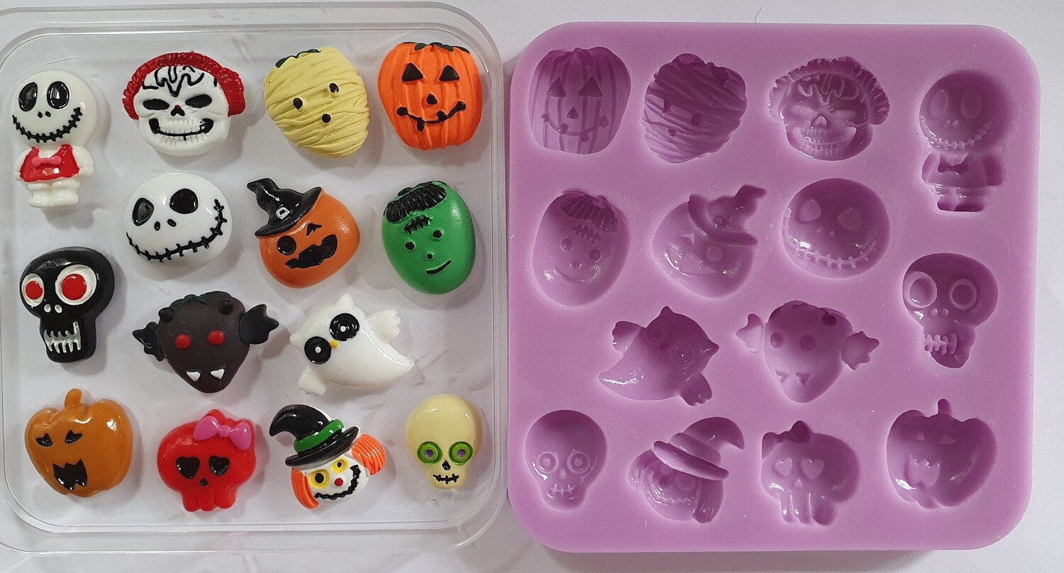Halloween set 003 Silicone Mould