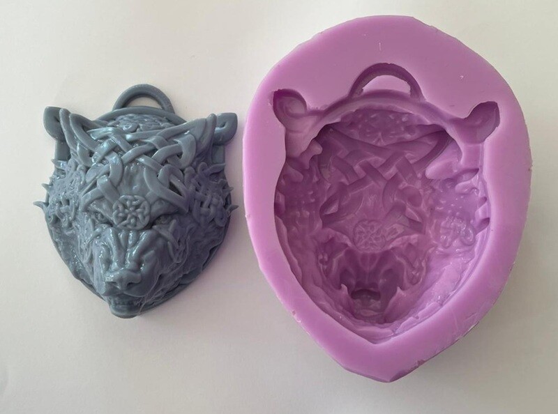 FENRIR MYTHICAL WOLF SILICONE MOULD BY EMLEMS