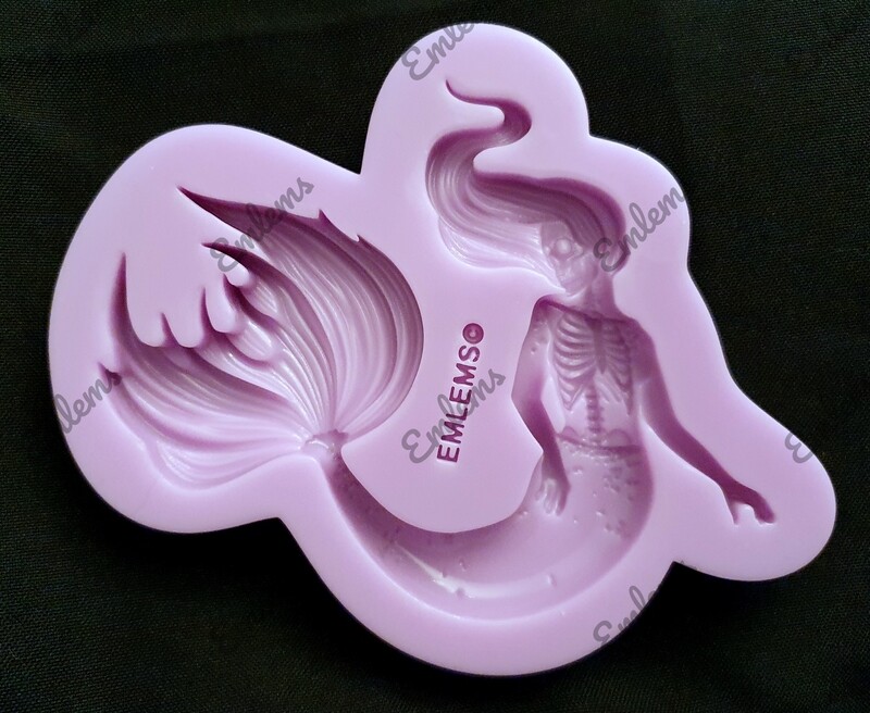 EMLEMS SKELETON MERMAID SILICONE MOULD